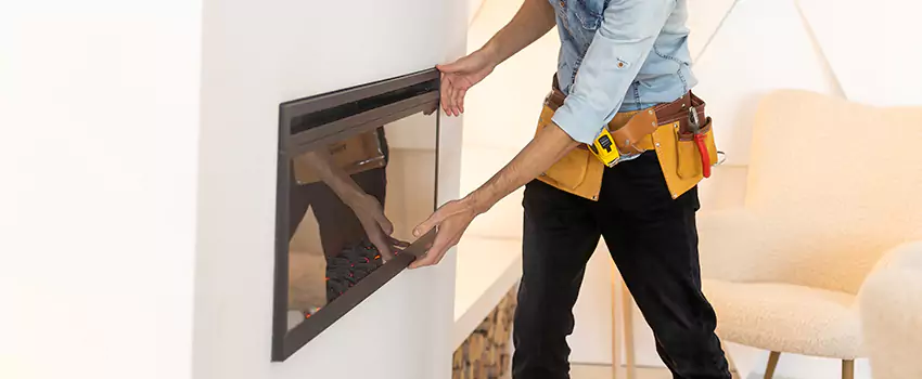 Metal Fireplace Installation in Marana, Arizona
