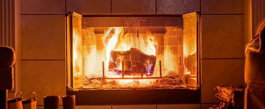 Mendota Hearth Landscape Fireplace Installation in Marana, Arizona