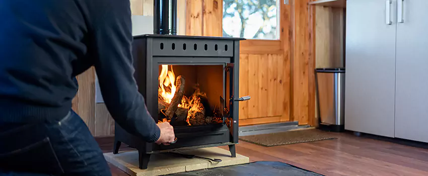 Open Hearth Wood Fireplace Installation in Marana, AZ
