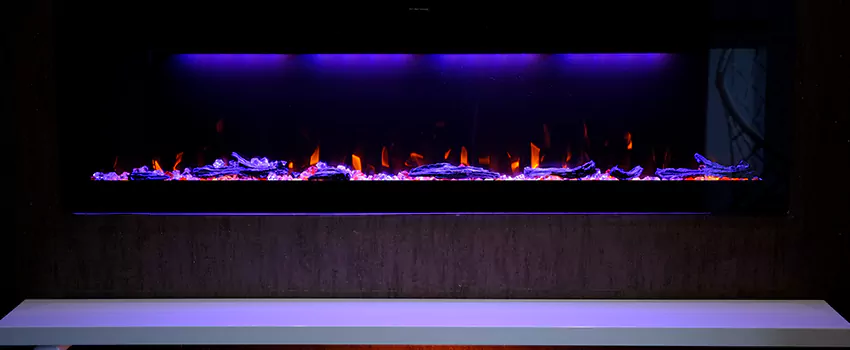 Dynamic Flame Color Fireplace Installation in Marana, AZ