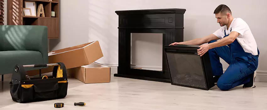 Old Rusted Metal Fireplace Repair And Replacement in Marana, AZ